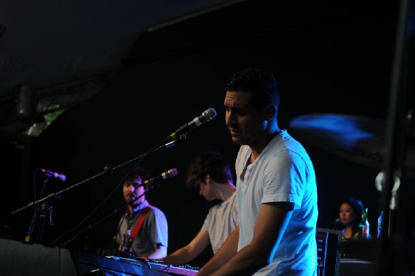 Holy Ghost! at Stubb's BarBQ, Austin, Texas 06/08/10 - photo by Jeff Barrin