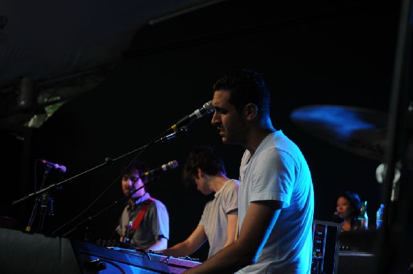 Holy Ghost! at Stubb's BarBQ, Austin, Texas 06/08/10 - photo by Jeff Barrin