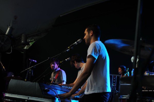 Holy Ghost! at Stubb's BarBQ, Austin, Texas 06/08/10 - photo by Jeff Barrin