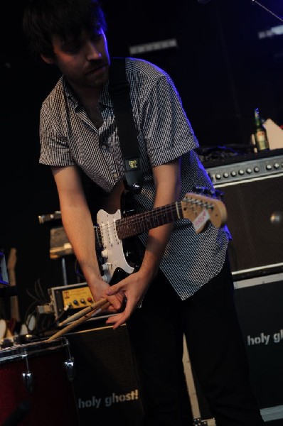 Holy Ghost! at Stubb's BarBQ, Austin, Texas 06/08/10 - photo by Jeff Barrin