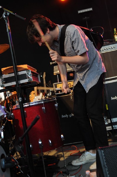 Holy Ghost! at Stubb's BarBQ, Austin, Texas 06/08/10 - photo by Jeff Barrin