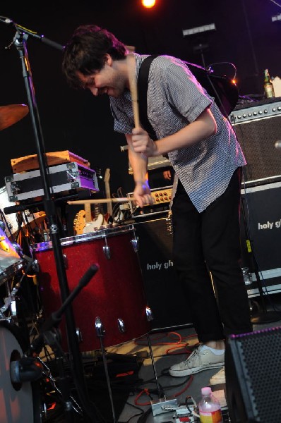 Holy Ghost! at Stubb's BarBQ, Austin, Texas 06/08/10 - photo by Jeff Barrin