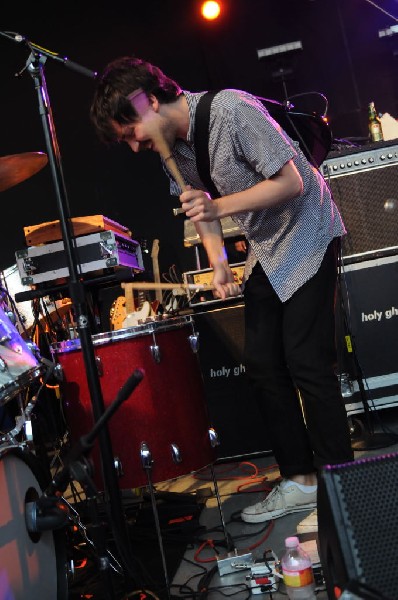 Holy Ghost! at Stubb's BarBQ, Austin, Texas 06/08/10 - photo by Jeff Barrin