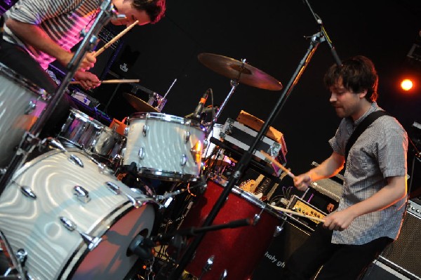 Holy Ghost! at Stubb's BarBQ, Austin, Texas 06/08/10 - photo by Jeff Barrin