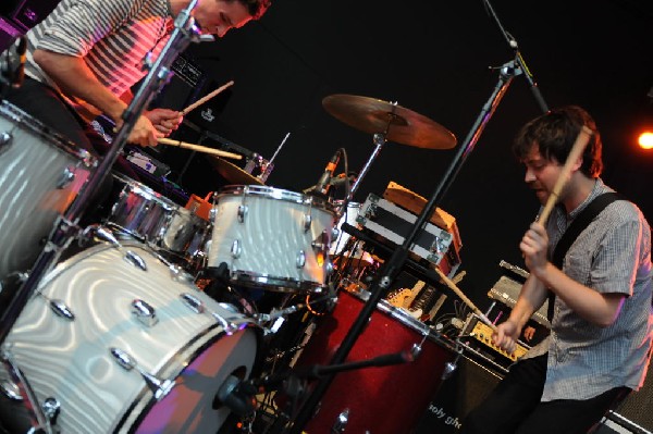 Holy Ghost! at Stubb's BarBQ, Austin, Texas 06/08/10 - photo by Jeff Barrin