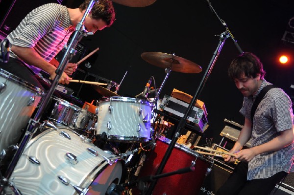 Holy Ghost! at Stubb's BarBQ, Austin, Texas 06/08/10 - photo by Jeff Barrin