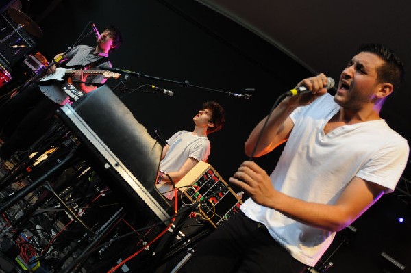 Holy Ghost! at Stubb's BarBQ, Austin, Texas 06/08/10 - photo by Jeff Barrin