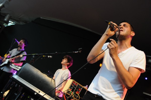 Holy Ghost! at Stubb's BarBQ, Austin, Texas 06/08/10 - photo by Jeff Barrin