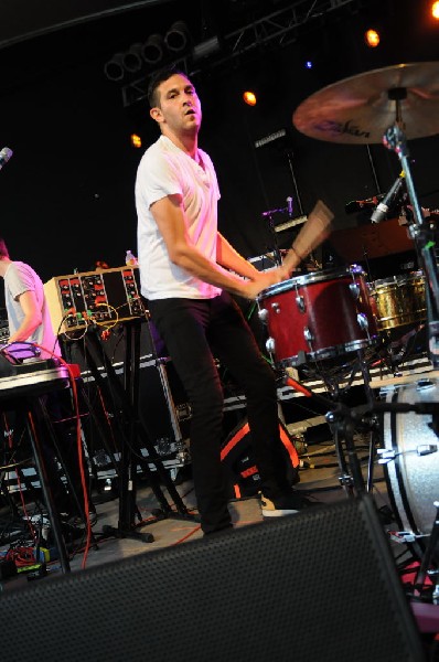 Holy Ghost! at Stubb's BarBQ, Austin, Texas 06/08/10 - photo by Jeff Barrin