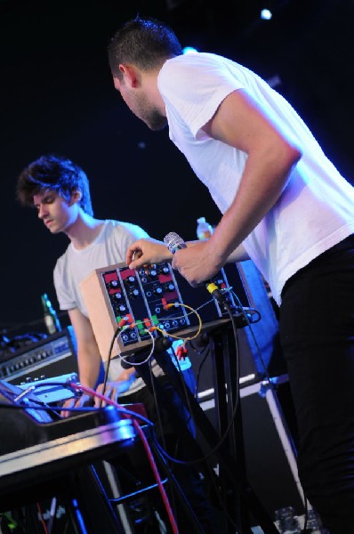 Holy Ghost! at Stubb's BarBQ, Austin, Texas 06/08/10 - photo by Jeff Barrin