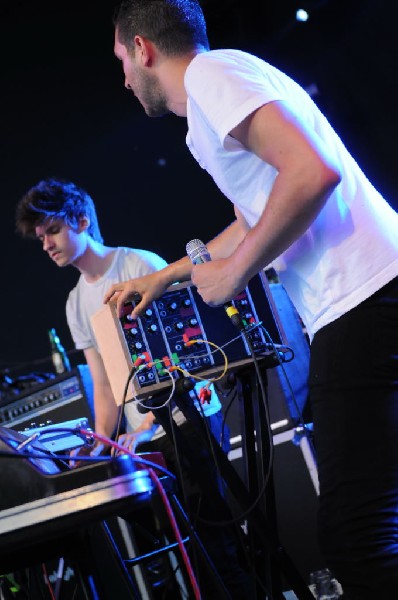 Holy Ghost! at Stubb's BarBQ, Austin, Texas 06/08/10 - photo by Jeff Barrin