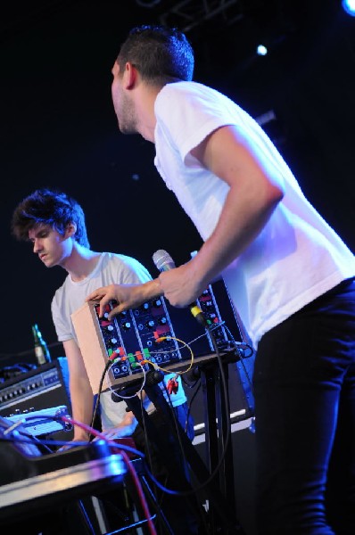 Holy Ghost! at Stubb's BarBQ, Austin, Texas 06/08/10 - photo by Jeff Barrin