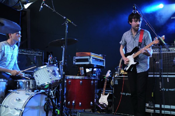 Holy Ghost! at Stubb's BarBQ, Austin, Texas 06/08/10 - photo by Jeff Barrin