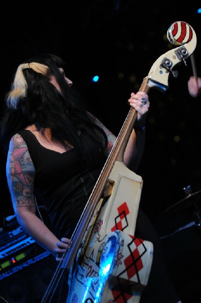 The Horrorpops at the Freak Show Festival, Austin, Texas 10/23/10 - photo b