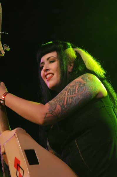 The Horrorpops at the Freak Show Festival, Austin, Texas 10/23/10 - photo b