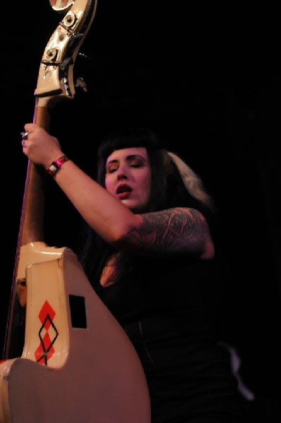 The Horrorpops at the Freak Show Festival, Austin, Texas 10/23/10 - photo b