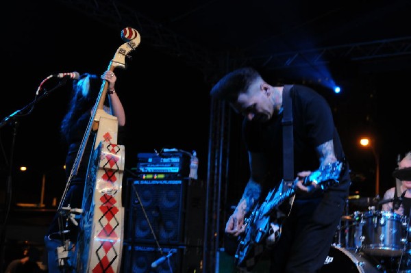 The Horrorpops at the Freak Show Festival, Austin, Texas 10/23/10 - photo b