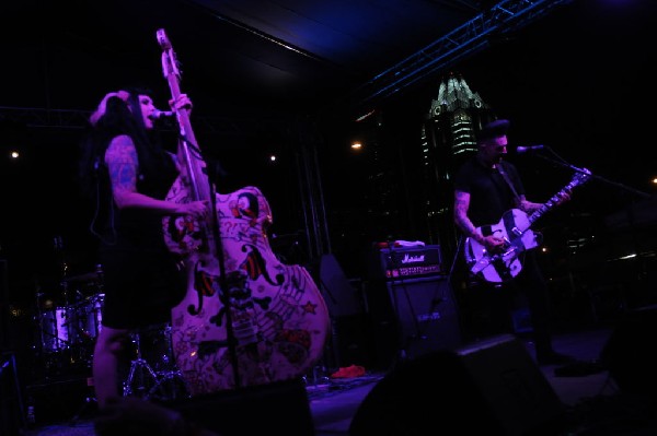 The Horrorpops at the Freak Show Festival, Austin, Texas 10/23/10 - photo b