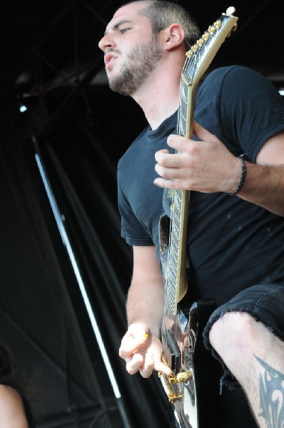 Job For A Cowboy at the Mayhem Festival 2009 at the AT&T Center, San An