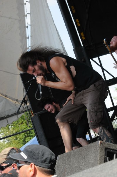 Job For A Cowboy at the Mayhem Festival 2009 at the AT&T Center, San An