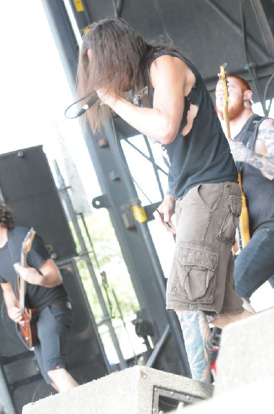 Job For A Cowboy at the Mayhem Festival 2009 at the AT&T Center, San An