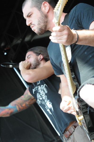 Job For A Cowboy at the Mayhem Festival 2009 at the AT&T Center, San An