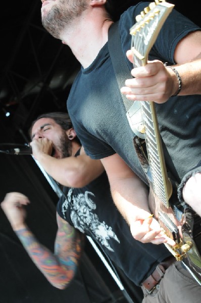 Job For A Cowboy at the Mayhem Festival 2009 at the AT&T Center, San An