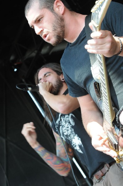 Job For A Cowboy at the Mayhem Festival 2009 at the AT&T Center, San An