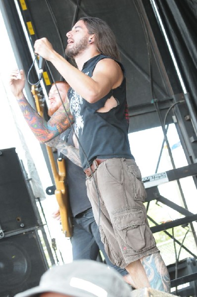 Job For A Cowboy at the Mayhem Festival 2009 at the AT&T Center, San An