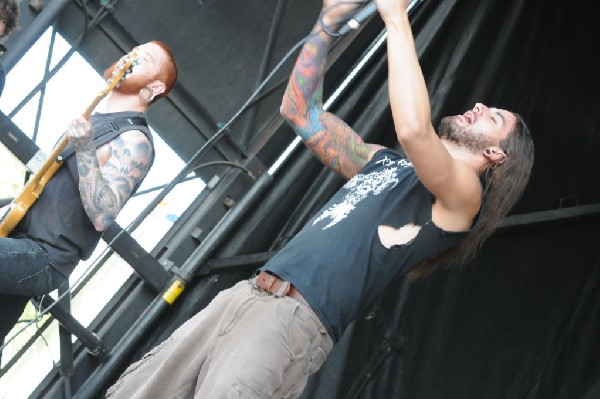 Job For A Cowboy at the Mayhem Festival 2009 at the AT&T Center, San An