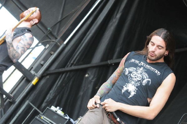 Job For A Cowboy at the Mayhem Festival 2009 at the AT&T Center, San An