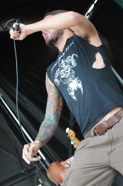 Job For A Cowboy at the Mayhem Festival 2009 at the AT&T Center, San An