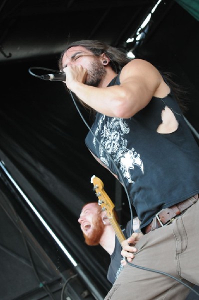 Job For A Cowboy at the Mayhem Festival 2009 at the AT&T Center, San An