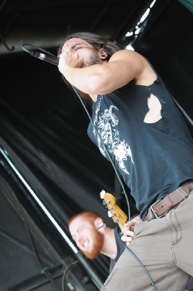 Job For A Cowboy at the Mayhem Festival 2009 at the AT&T Center, San An