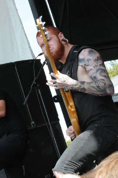 Job For A Cowboy at the Mayhem Festival 2009 at the AT&T Center, San An