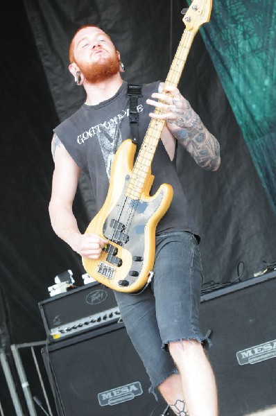 Job For A Cowboy at the Mayhem Festival 2009 at the AT&T Center, San An