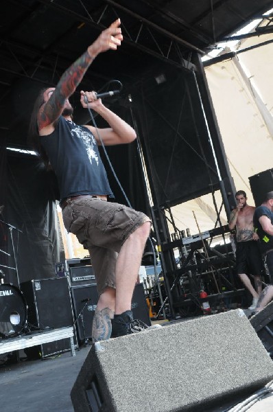 Job For A Cowboy at the Mayhem Festival 2009 at the AT&T Center, San An