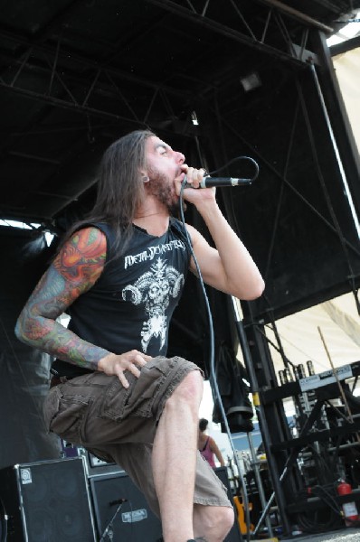 Job For A Cowboy at the Mayhem Festival 2009 at the AT&T Center, San An