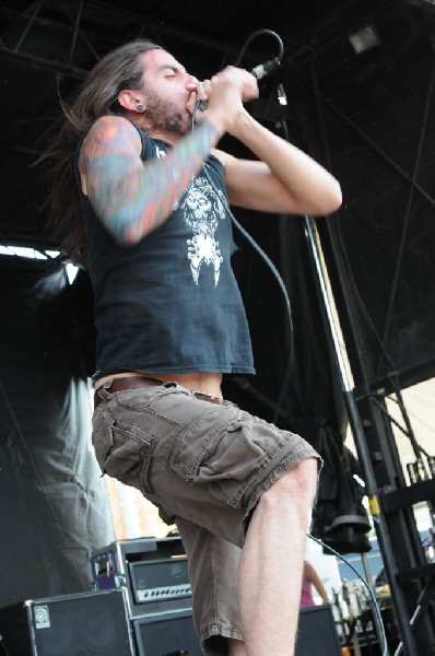 Job For A Cowboy at the Mayhem Festival 2009 at the AT&T Center, San An