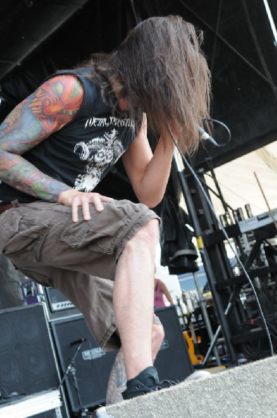 Job For A Cowboy at the Mayhem Festival 2009 at the AT&T Center, San An