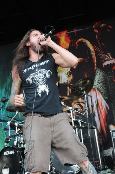 Job For A Cowboy at the Mayhem Festival 2009 at the AT&T Center, San An