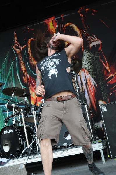 Job For A Cowboy at the Mayhem Festival 2009 at the AT&T Center, San An