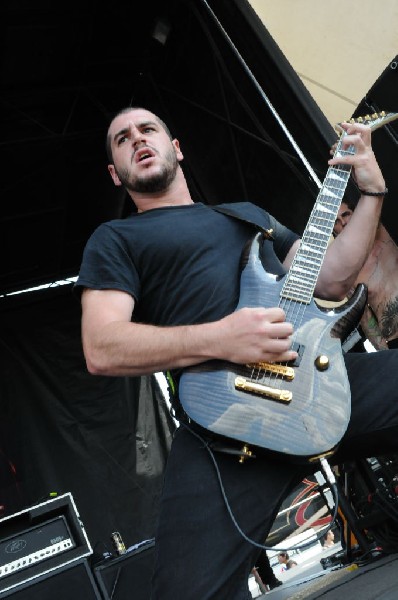 Job For A Cowboy at the Mayhem Festival 2009 at the AT&T Center, San An
