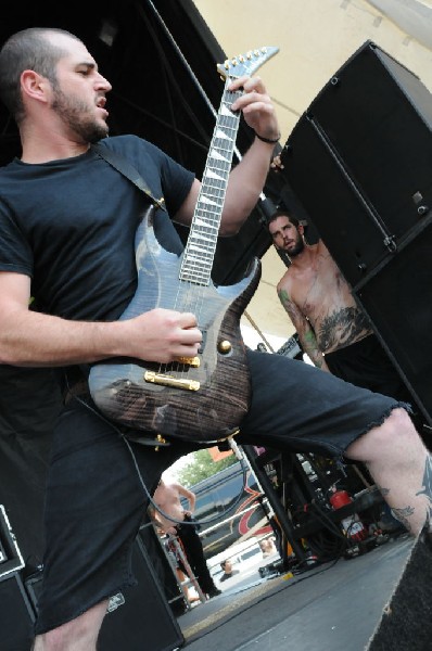 Job For A Cowboy at the Mayhem Festival 2009 at the AT&T Center, San An