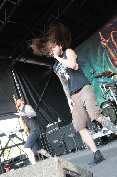Job For A Cowboy at the Mayhem Festival 2009 at the AT&T Center, San An