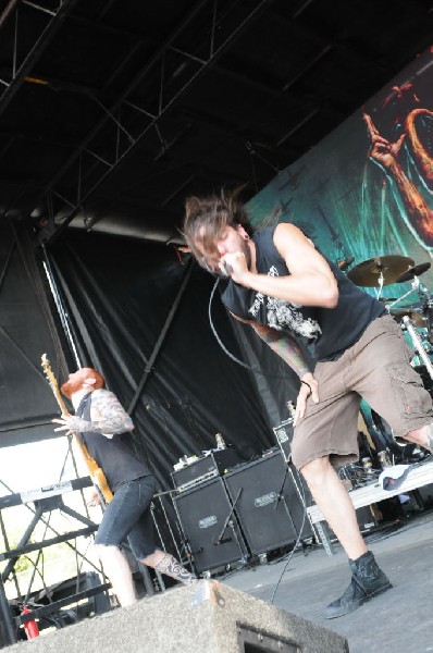 Job For A Cowboy at the Mayhem Festival 2009 at the AT&T Center, San An