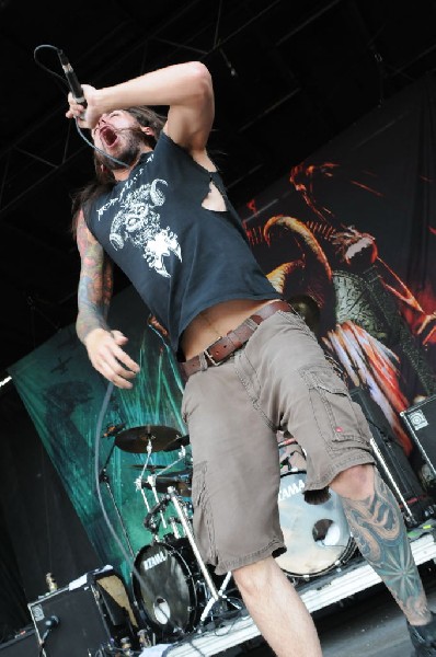 Job For A Cowboy at the Mayhem Festival 2009 at the AT&T Center, San An
