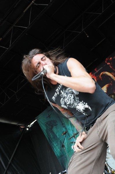 Job For A Cowboy at the Mayhem Festival 2009 at the AT&T Center, San An