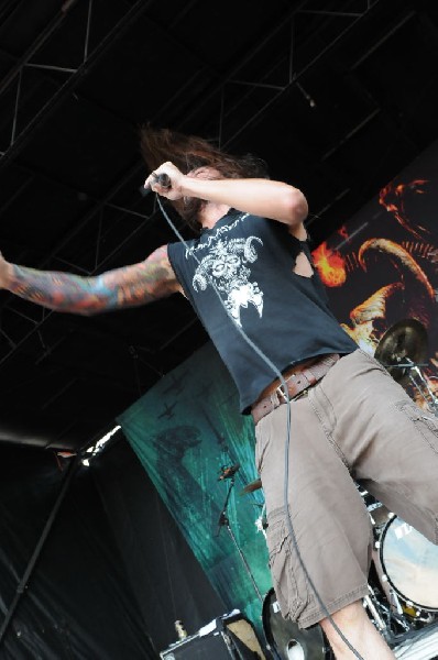 Job For A Cowboy at the Mayhem Festival 2009 at the AT&T Center, San An