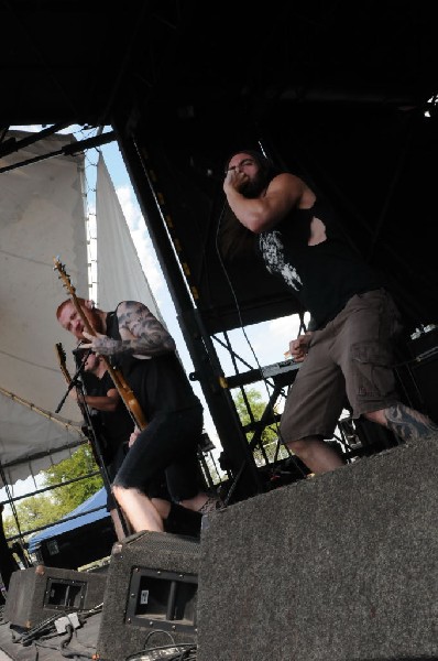Job For A Cowboy at the Mayhem Festival 2009 at the AT&T Center, San An